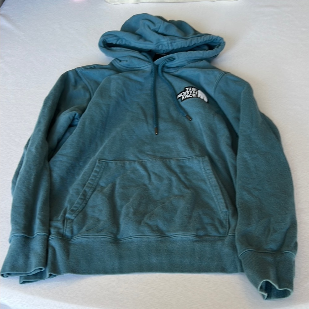 Teal The North Face Sweatshirt/Hoodie Woman's Size L